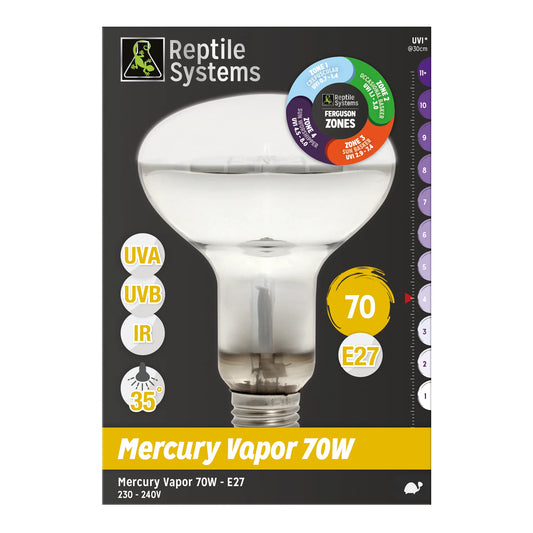 Reptile Systems Mercury-vapour D3 UV Basking Lamp